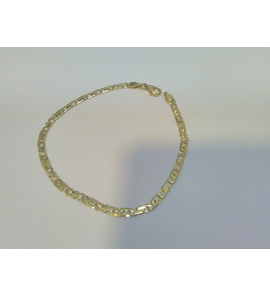 Goud armband valkoog 3.1 mm19.5 cm - 3240012