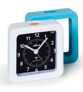 Atlanta wekker radiocontrolled wit/blauw 1852-0 - 3240030