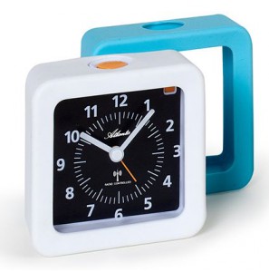 Atlanta wekker radiocontrolled wit/blauw 1852-0 - 3240030