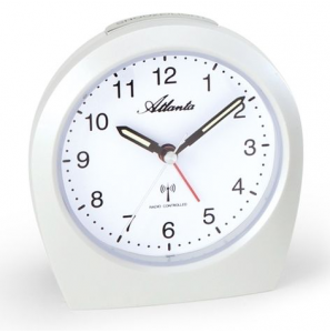 Atlanta wekker radiocontrolled wit 1824-0 - 3240033