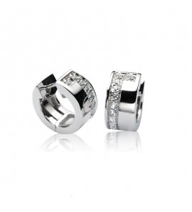 MY iMenso ArTiZr earring "lineaire" (925/rhod-plated) - 3240074