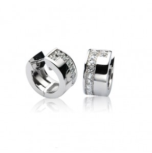 MY iMenso ArTiZr earring "lineaire" (925/rhod-plated) - 3240074