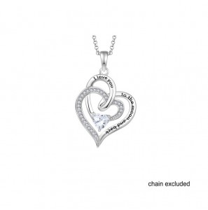 MY iMenso ODM "Corendum Heart & Butterfly 16mm" (925/0,5Mrosegold-plated) - 3240086