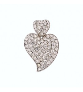 MY iMenso ODM "Heart" pendant 35mm (925/rhod-plated) - 3240087