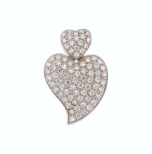 MY iMenso ODM "Heart" pendant 35mm (925/rhod-plated) - 3240087