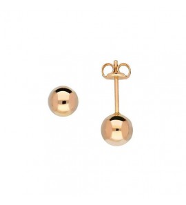 Rose goud oorknop bol 5.0mm rose - 3240104