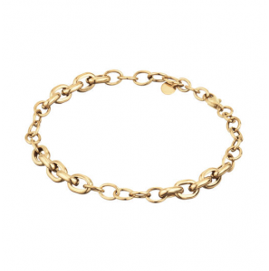 Goud armband fant.jasseron 19 cm - 3240143