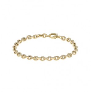 Goud armband anker 19 cm - 3240144