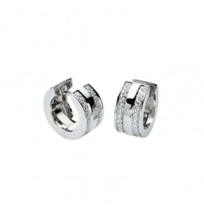 MY iMenso ArTiZr earring "double" (925/rhod-plated) - 3240150