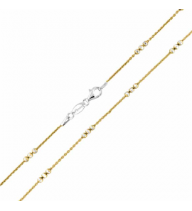 MY iMenso "polpetto" necklace (925/gold-plated E-coat) 2-tone 42cm - 3240151