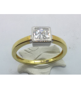 Goud dames ring met zirkonia - 3240297