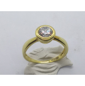 Goud dames ring met zirkonia - 3240300