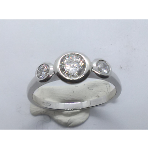 Wit Goud dames ring met zirkonia - 3240303