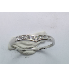 Wit Goud dames ring met zirkonia - 3240305