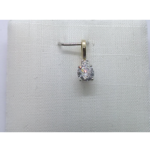 Goud hanger met zirkonia - 3240320