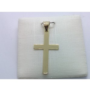 Goud hanger kruis 12x22 - 3240326