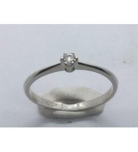 Wit Goud dames ring met zirkonia - 3240347