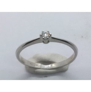 Wit Goud dames ring met zirkonia - 3240347