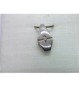 Wit Goud hanger met 0,02 ct. WE/P1 - 3240361