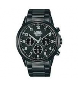 Lorus heren chronograaf HCracelet zwart 100m WR - 3240368