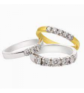 Eclat memoire ring bic. met 5x0.05crt G-VS - 3240377