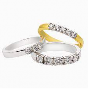 Eclat memoire ring bic. met 5x0.05crt G-VS - 3240377