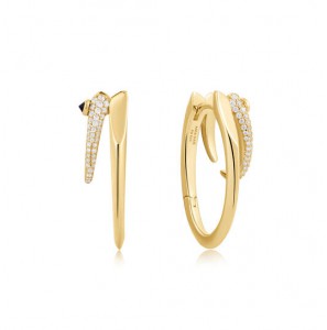 ANIA HAIE GP SPARKLE DOUBLE HOOP - EARRING - 22MM - 3240382