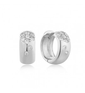 ANIA HAIE SPARKLE CHUBBY HUGGIE HOOP - EARRING - 13MM - 3240384
