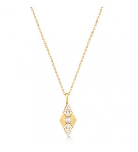 ANIA HAIE GP PEARL GEOMETRIC PENDANT - NECKLACE - 45 - 50CM - 3240391