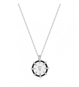 Ania Haie SPARKLE POINT MEDAILLON - NECKLACE - 40 - 45CM - 3240398