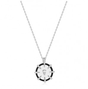 Ania Haie SPARKLE POINT MEDAILLON - NECKLACE - 40 - 45CM - 3240398