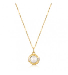 Ania Haie GP PEARL SPHERE PENDANT - NECKLACE - 43 - 48CM - 3240399