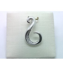Zilver hanger met zirkoni&#39;s - 3240407