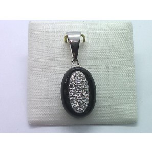 Zilver hanger met zirkoni&#39;s - 3240409