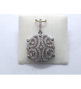Zilver hanger met zirkoni&#39;s - 3240410