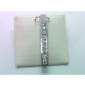 Zilver hanger met zirkonia - 3240415