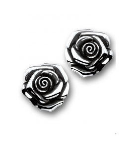 Zilver oorknoppen oxi roos 17.6 mm - 3230578
