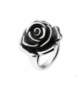 Zilver ring oxi roos 25 mm - 3230580