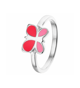 Zilver ring vlinder mt. 14½ - 3241294