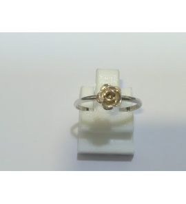 Zilver ring met roosje - 3240455