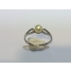 Zilver ring met imt. parel - 3240457