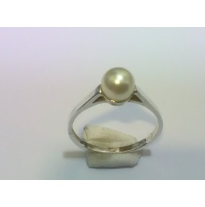 Zilver ring met imt. parel - 3240458