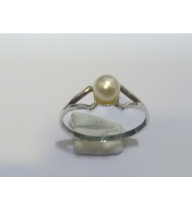 Zilver ring met imt. parel - 3240459