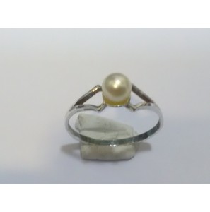 Zilver ring met imt. parel - 3240459