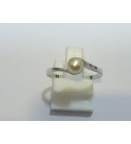 Zilver ring met imt. parel - 3240460