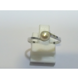 Zilver ring met imt. parel - 3240460