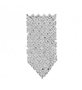 MY iMenso ODM "Cravatta" Crystal pendant (925/rhod-plated) - 3240519