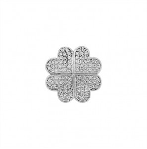 MY iMenso ODM "Trifoglio" pendant (925/rhod-plated) - 3240522