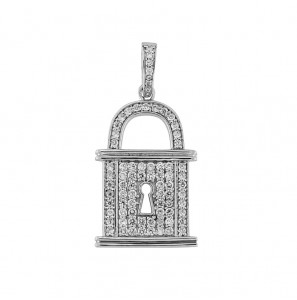 MY iMenso ODM "Locker" pendant (925/rhod-plated) - 3240523