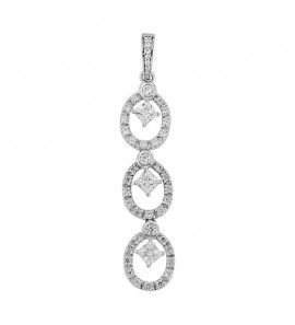 MY iMenso ODM "Ghirlanda" Crystal pendant (925/rhod-plated) - 3240525